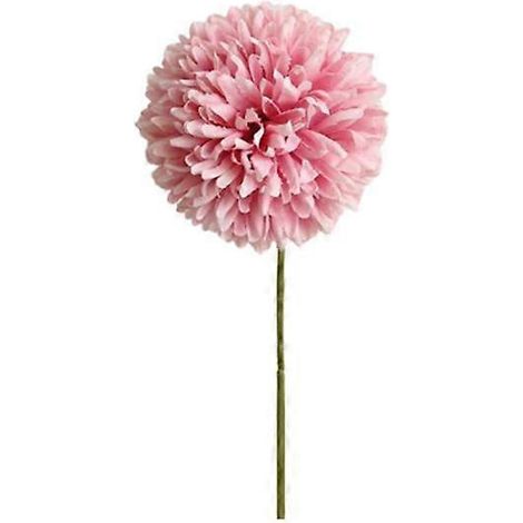 boule de fleurs artificielles en pissenlit épineux, décoration de bureau à faire soi-même pour mariage ou fêterose foncé (1/5)