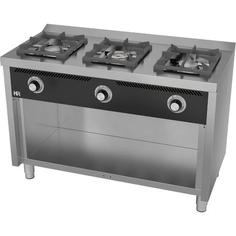 Fourneau 2 à 3 feux vifs s/600 sur placard - HR Fainca
