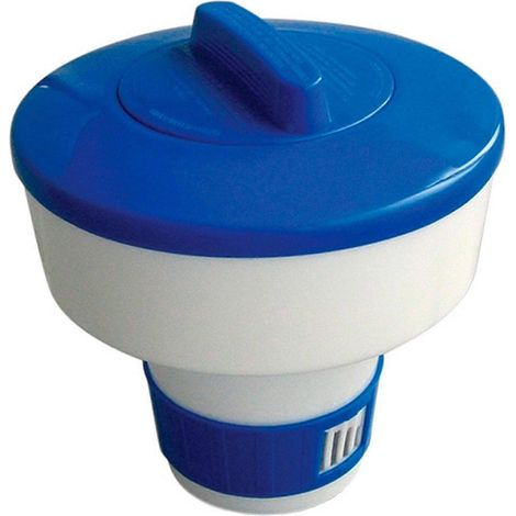 Distributeur de chlore flottant pour piscine - Capacité 200g, doseur multicolore d'entretien, modèle 3300, diffuseur de désinfectant. (1/5)