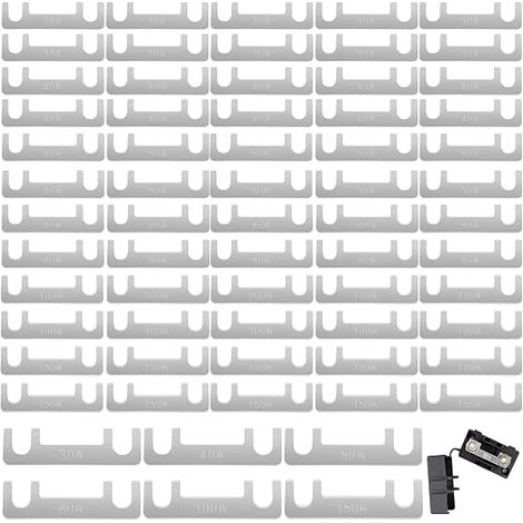 fusibles plats 30 A, 40 A, 50 A, 80 A, 100 A, 150 A, 150 A caravane camping-car (1/5)