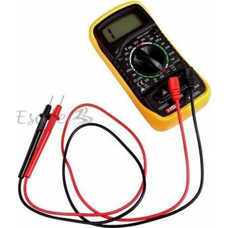 AC/DC-Digitalmultimeter – 600 V Spannung, 10 A Strom, 2 MΩ Widerstand – Hintergrundbeleuchtung, Überlastschutz – Für den professionellen Einsatz (1/4)