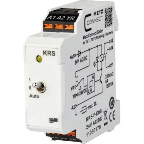 Componente domótico metz schwellwertschalter 24 24 V AC/DC 1 relé