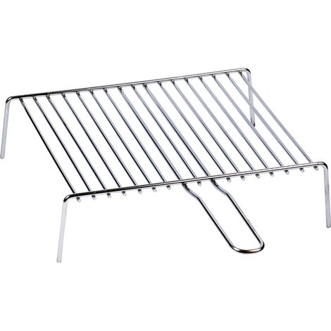 1PZ GRATICOLA CROMATA PER CAMINO CM. 30X30