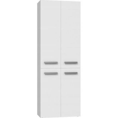 ELLOS Bathroom cabinet with two baskets Minimalist handles Dimensions : 174x60x30 Storage column