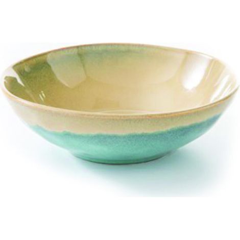 Fade Venere Piatto Pasta D 21 Cm Stoneware Giallo Verde