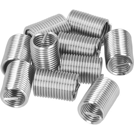 Insert filetage mâle femelle réducteur, écrou de réparation en acier inoxydable, outil de fixation à fil, lot de 10 pièces, M18x2.5, pas 2.5, pour visserie et boulonnerie. (1/5)