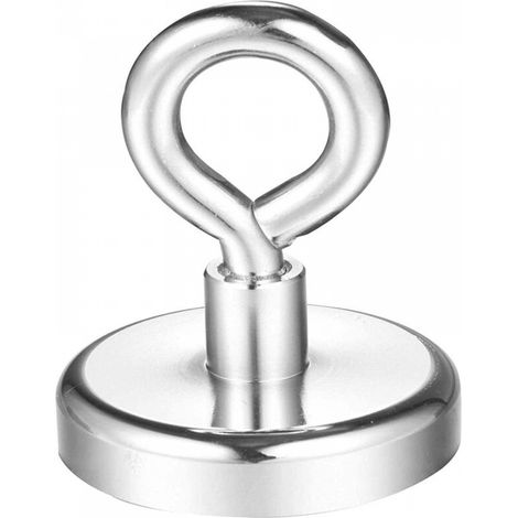 Aimant néodyme de pêche rond super fort de 78kg 48mm avec pour la science industri de pêche et de sauvetage (1/5)