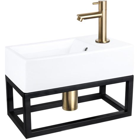 Differnz Lave-mains Blanc H11.5xl40xL22cm (1/5)
