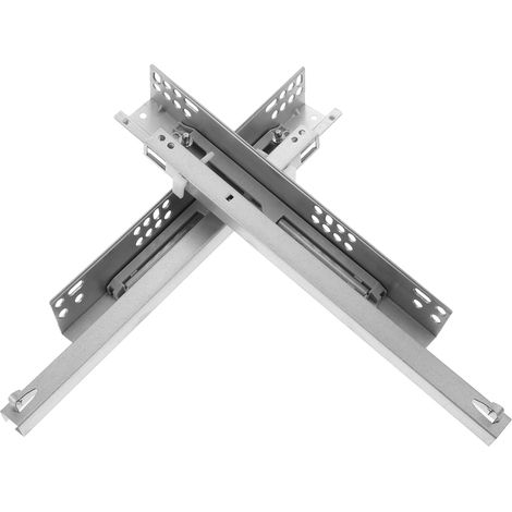 Lot de 2 glissières tiroir coulissantes en acier laminé à froid et (1/5)