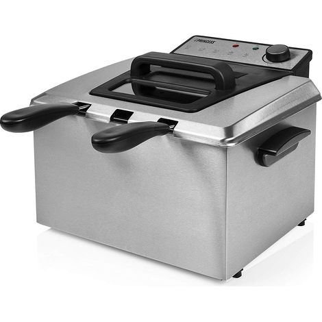 Princess 185000 Freidora Plateada 5 L 3270 W (1/5)