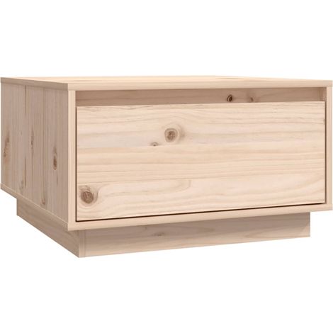 Maison Exclusive - Couchtisch 55x56x32 cm Massivholz Kiefer