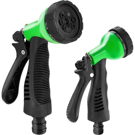 tillvex Doccia manuale da giardino Premium con 9 funzioni  Per tutti i sistemi di tubi da giardino standard  Doccia da giardino  Pistola a spruzzo  Ugello a spruzzo