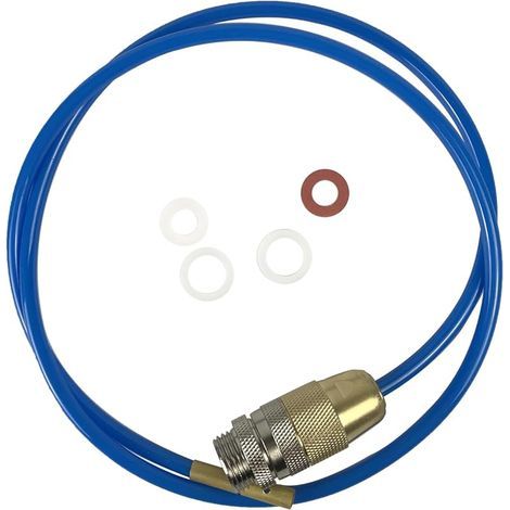 Appareil de nettoyage de conduites d'eau haute pression Nettoyeur de conduites haute pression puissant pour tuyaux M22 M24 et 1/2 pouces avec joints et longueur de 2 mètres (1/5)