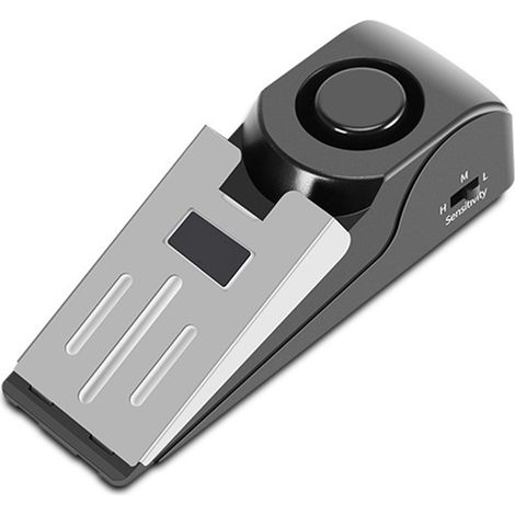 Butée porte sécurité 120dB – Verrou portable – Voyage/Appartement – Alerte intrusion (1/5)