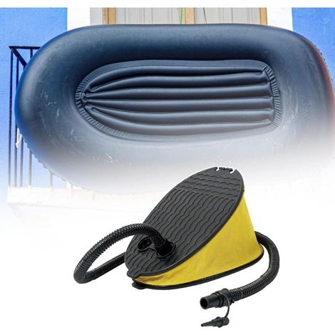 Leichte Fußpumpe mit Düse, Luftpumpe mit hohem Volumen für aufblasbaren Pool, Strandball, Luftmatratze, Bett, Yoga (1/4)
