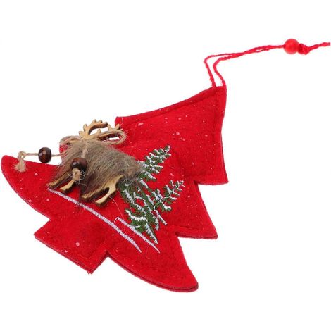 stuk hanglamp in blushrood met labels voor raamdecoratie, cadeaulabels voor de feestdagen, kerstboomhangers, kerstbal, kerstcartoonhanger van stof (1/5)