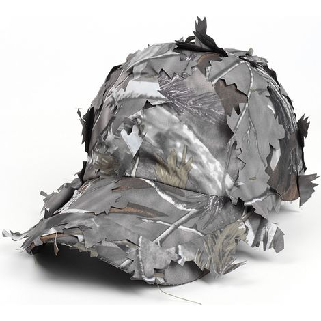 Casquette de baseball américaine : Casquette camouflage bionique à motif de feuilles pour l'entraînement en extérieur – Camouflage jungle, visière incurvée, casquette souple (1/5)