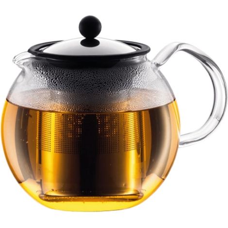 Tetera de 1 L en vidrio con filtro de acero inoxidable - Assam - Bodum