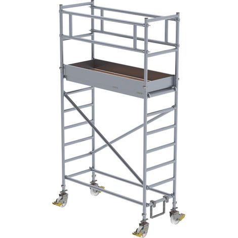 Günzburger Steigtechnik Echafaudage roulant 0,75 x 1,8 mHauteur de plate-forme 2,35 m - 170235
