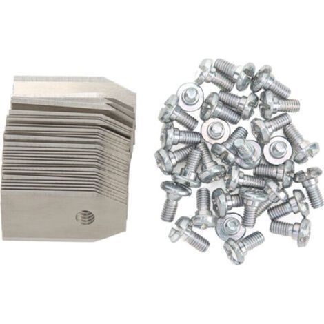 30 Pièces Lames en Acier Inoxydable pour Tondeuse Robotisée 35180.6mm Argent - (1/5)