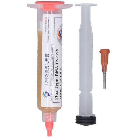 Flux de soudure sans nettoyage, pâte à souder facile à étamer, 10 cc, compatible avec les appareils électroniques pour la maintenance et la réparation. WHBYV (1/4)