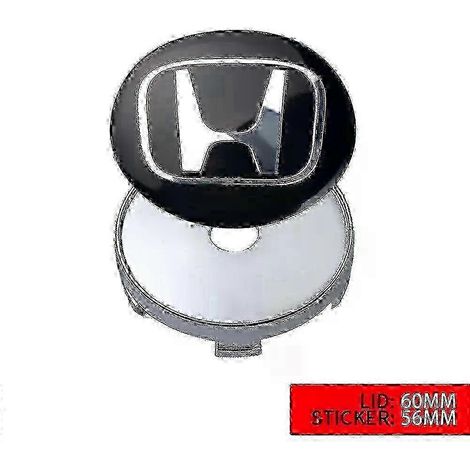 Satz mit 4 Radnabenkappen, passend für Honda Civic Jazz Adv 150 INSPIRE XR-V CR-V UR-V Fit Type R (56/58/60/69MM) 60 mm für BK-SLG (1/5)