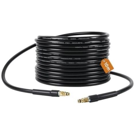 10M Flexible Tuyau Compatible Kärcher K2 K3 K4 K5 K6 K7 avec raccord rapide tuyau Nettoyeur haute pression raccord tuyau d'extension Nettoyeur haute pression