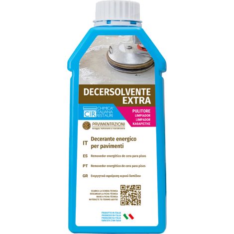 Solvente decerante per rimozione trattamenti da pavimentazione decersolvente extra da 1 litri (1/5)