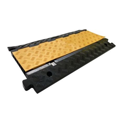 Protège câble RS PRO, Ø interne: 25mm, long. 910mm, Caoutchouc Noir/Jaune ( Prix pour 1 )