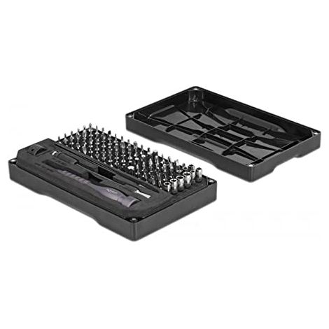 Set di cacciaviti di precisione delock 106 pezzi con prolunga flessibile
