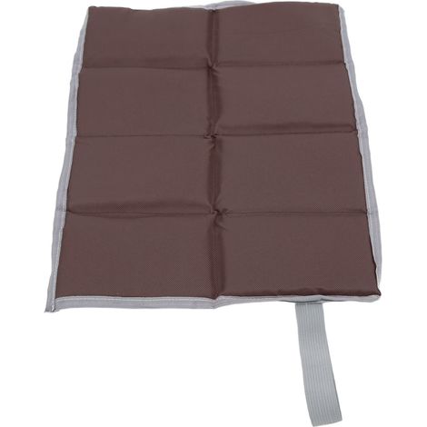 Coussin de pique-nique 3 couches épaisses, imperméable et déperlant, couture fiable, coussins extérieur, couleur café (1/5)