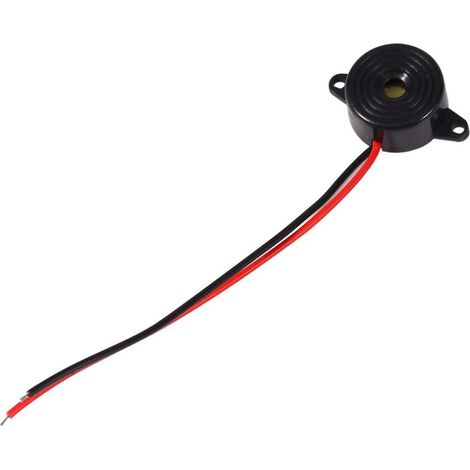Buzzer 12V 8595dB Buzzer d’Alarme Avertisseur Sonore électronique avec longueur de câble sonore 100mm (1/5)