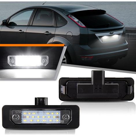 8T5Z-13550-B LED License Plate Lights for Flex Taurus Mustang Focus Fusion Mercury Sand Milan Canbus No Error 2 Pieces (1/5)