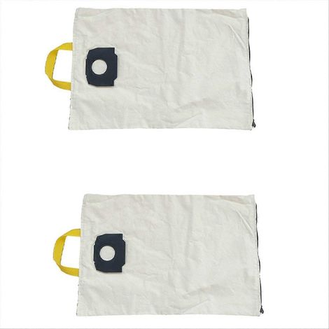 2 pièces Convient pour WD4 WD5 Pièces Réutilisable Chiffon Sac à poussière (1/5)