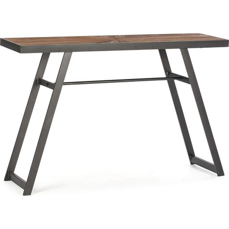 Konsole 120X35X77 Holz/Metall Schwarz (1/3)