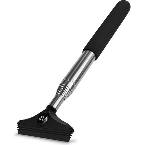Extracteur De Vitre - 1 Pièce - Silicone Et Plastique - Poignée Rétractable - Nettoyage Rétroviseur Et Pare-brise - Compact (1/5)