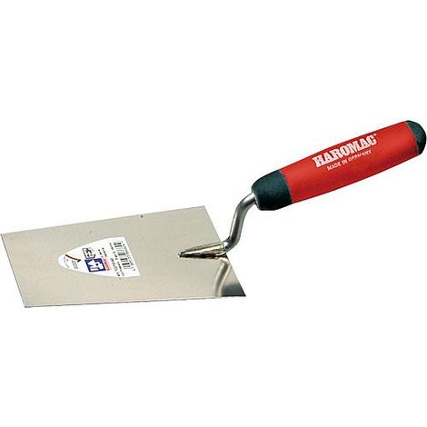 Truelle a enduire Berner inoxydable 140mm, 2K-ERGO noir-rouge