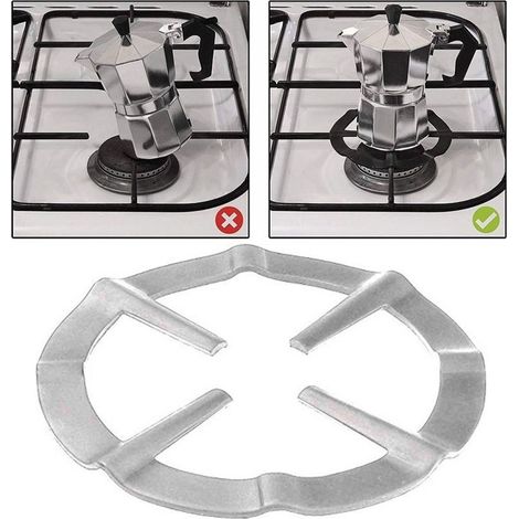 Réduction Acier 2pcs Reducer 14cm Cooker Hob Grill Grey