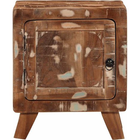 Maison Exclusive - Comodino 40x32x46 cm in Legno Massello di Recupero (1/5)