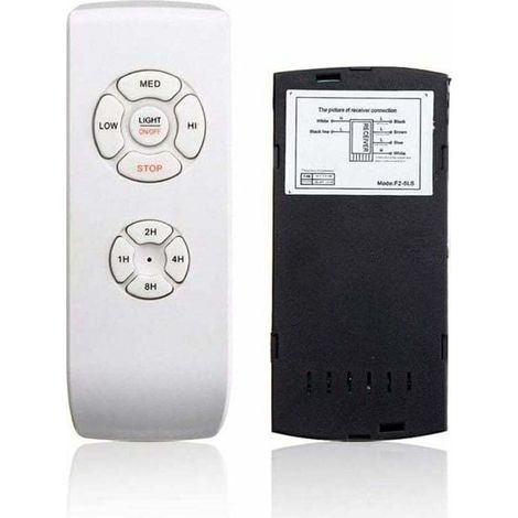 Universeller Deckenventilator mit Fernbedienung, 110 V/220 V, Funkverteiler-Set für Zuhause/Büro/Hotel/Mittagessen, weiß (1/5)