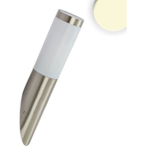 Luminaire extérieur Isoled Edelstahl 8,8 W max E27 800 lm IP44 inox 115010 acier inoxydable argenté Ø 7,6 cm (1/5)
