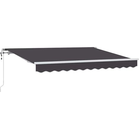 Maison Exclusive - Tenda Retrattile Antracite 250 x 200 cm Tessuto