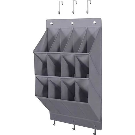 Bardusch-Rangement à chaussures à suspendre derrière une porte, range-chaussures suspendu avec grand porte-chaussures à poches, étagère à chaussures suspendue pour placard (1/5)
