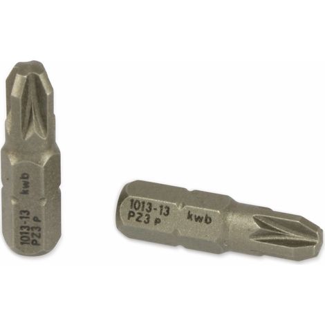 KWB Bit-Set, PZ3, Chrom-Vanadium Stahl, 10 Stück