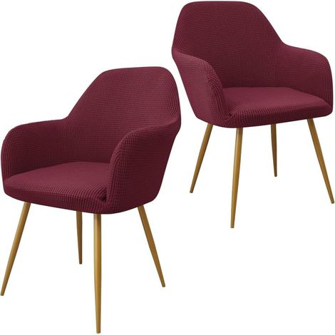 Housses de chaises de restaurant, housses de chaises décoratives, housses de chaises modernes à dossier incurvé, housses de fauteuils décoratives, housses de protection pour fauteuils à dossier incurv