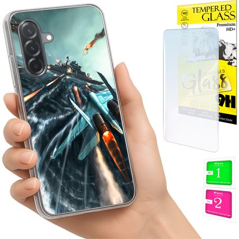 Custodia per Samsung Galaxy A36 / A56, cover fotografica, cover posteriore + vetro 9H (1/5)