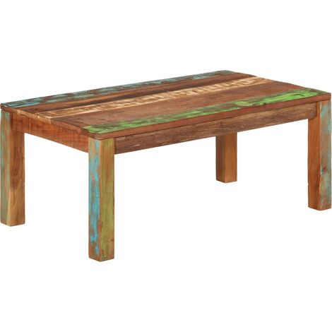 Mesa de centro Madera maciza recuperada 110x55x40 cm vidaXL