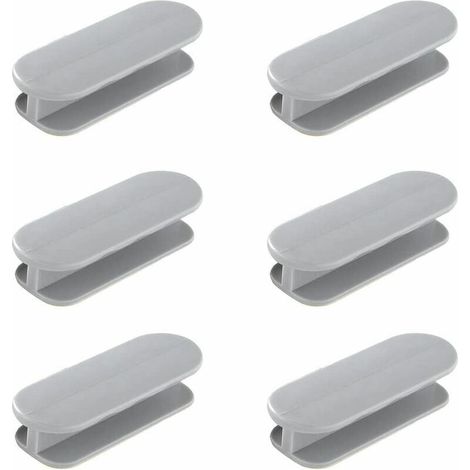 Lot de 6 poignées de fenêtre autocollantes en plastique pour portes et fenêtres armoire réfrigérateur porte fenêtre poignée ouverture pratique poignées auto-adhésives poignée de porte couli (1/5)