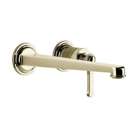 Juego monomando de lavabo Gessi Venti20, 243 mm de saliente, sin