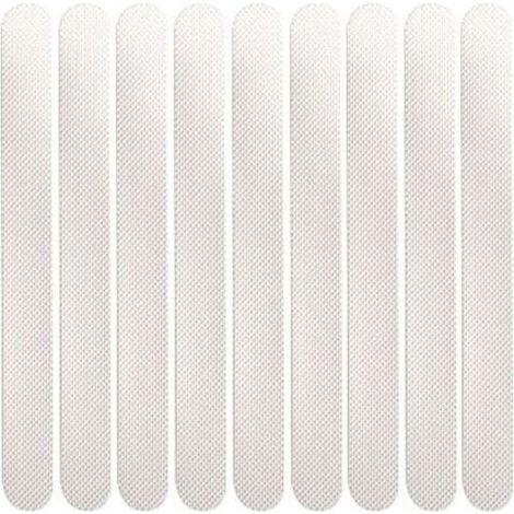 High-quality anti-slip stickers for bathtubs and stairs (white) [24 pieces 2 x 20 cm]